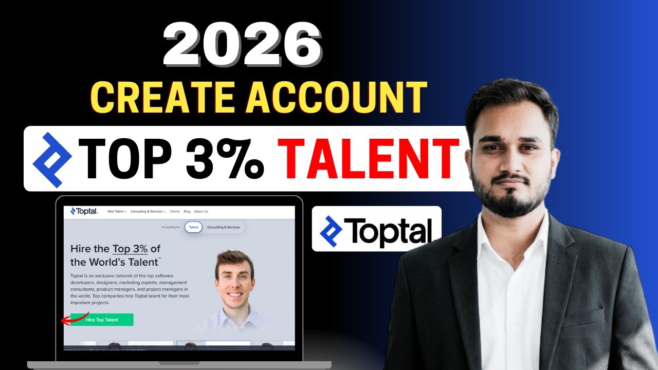 toptal par account kaise banaye | how to create toptal account | how to apply freelancing job
