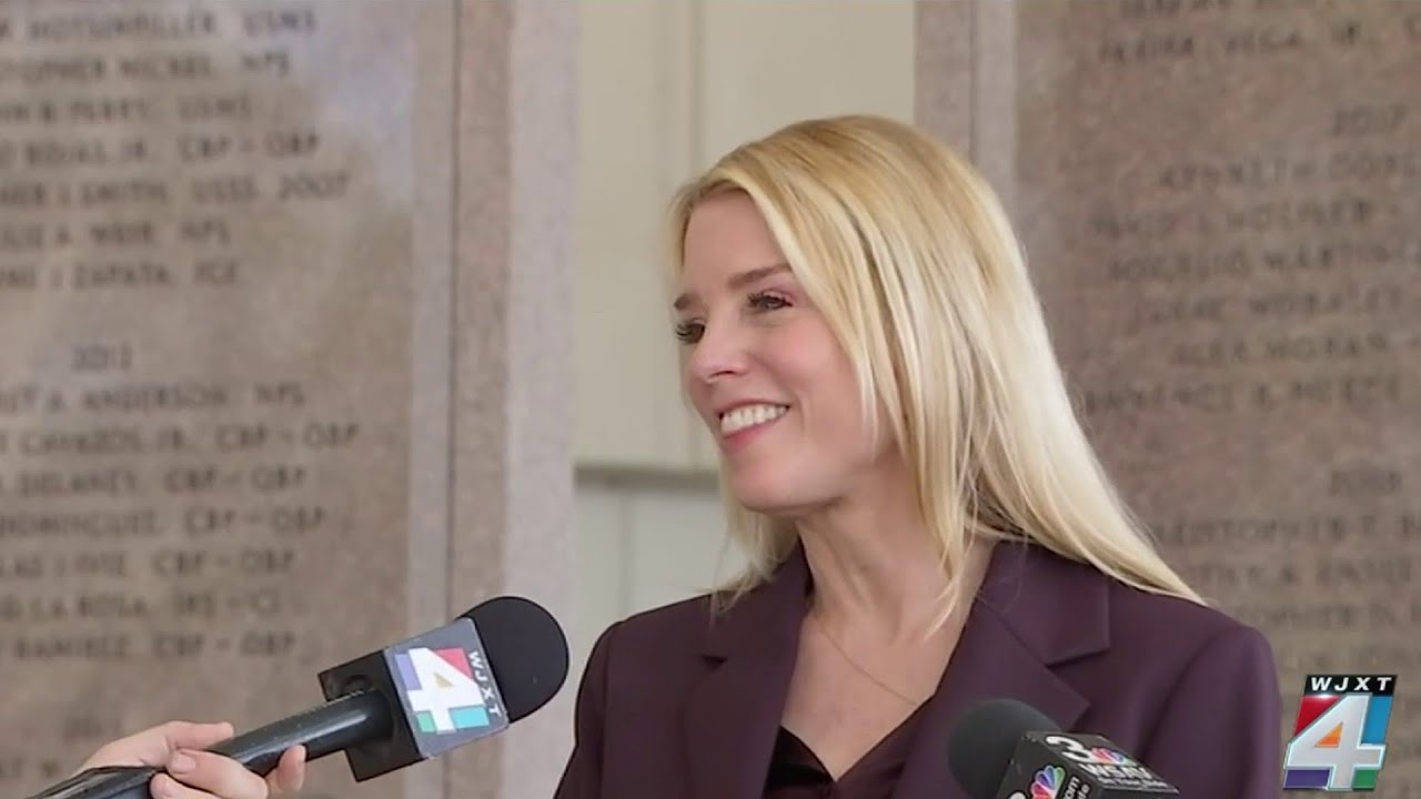 Attorney General Pam Bondi speaks with News4JAX, addresses terror threats, political scrutiny