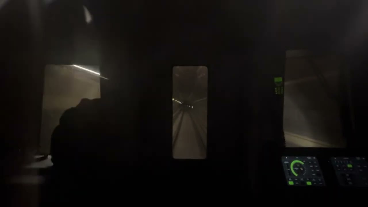 Bart Ride Into The Transbay Tube