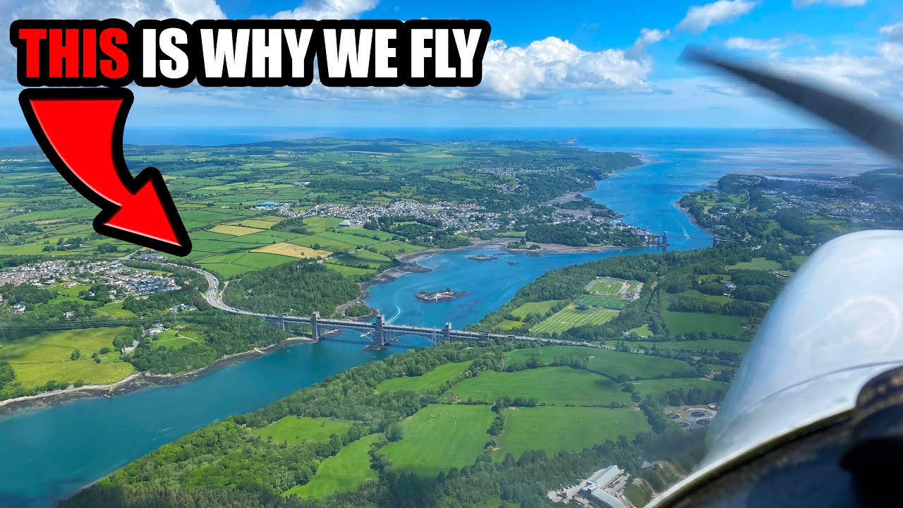 My Most Beautiful Flight Yet 🏴󠁧󠁢󠁷󠁬󠁳󠁿 | Caernarfon to Gamston Flight Vlog