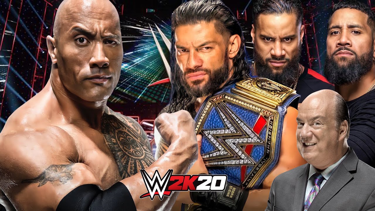THE ROCK vs THE BLOODLINE | WWE 2K20 Gameplay