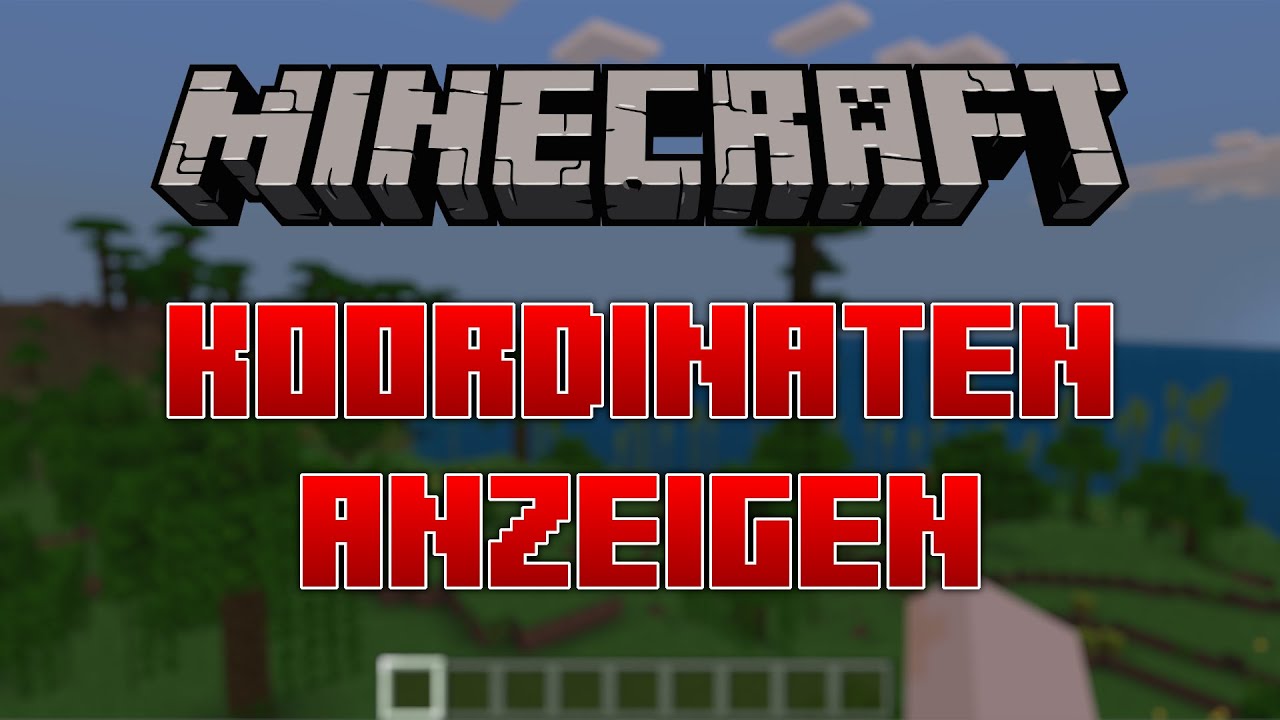 Minecraft KOORDINATEN anzeigen (JAVA & Bedrock) | So SEHT ihr EURE Koordinaten