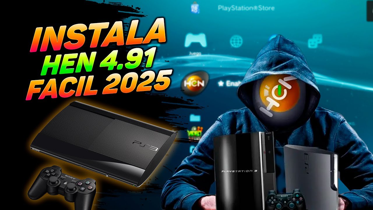 Como INSTALAR👉HEN 4.91 Oficial en PLAYSTATION 3👉Tutorial 2025 Novatos😭😮