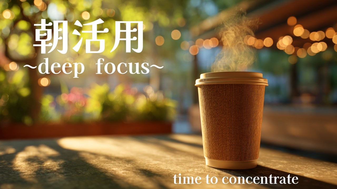 【作業用BGM】朝から集中が続くカフェLOFI｜120min