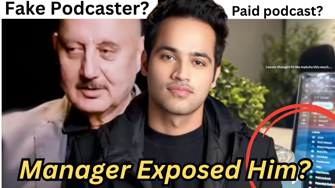 Manager Exposed Raj Shamani on Instagram? Anupam kher Called Him Fake.