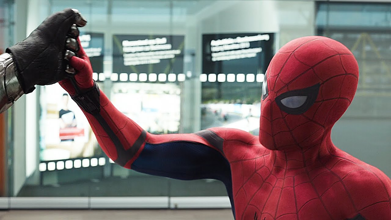 스파이더맨 vs 팔콘&윈터 솔져 공항 전투 장면 | 캡틴 아메리카: 시빌 워 (Captain America: Civil War, 2016) [4K]