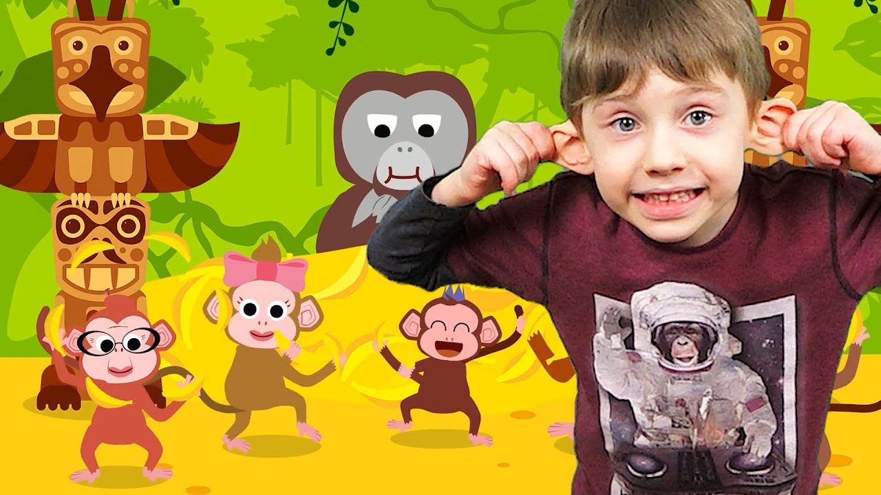 Mono banana  Monkey Banana Baby Monkey Animal Songs Canciones infantiles Kids Song