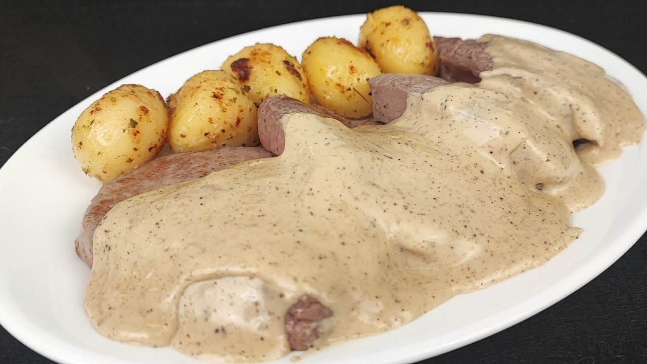 solomillo a la pimienta // receta tradicional y fácil 😋
