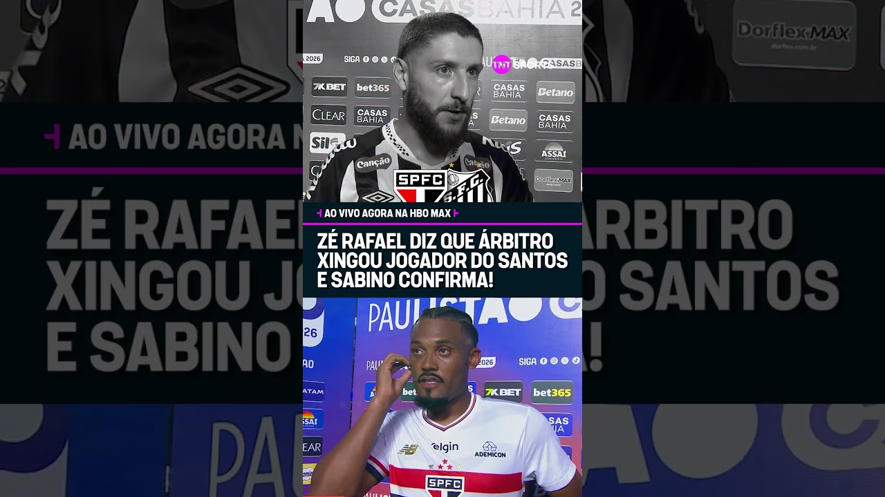 ZÉ RAFAEL E SABINO FAZEM DENÚNCIA GRAVE CONTRA ÁRBITRO! 