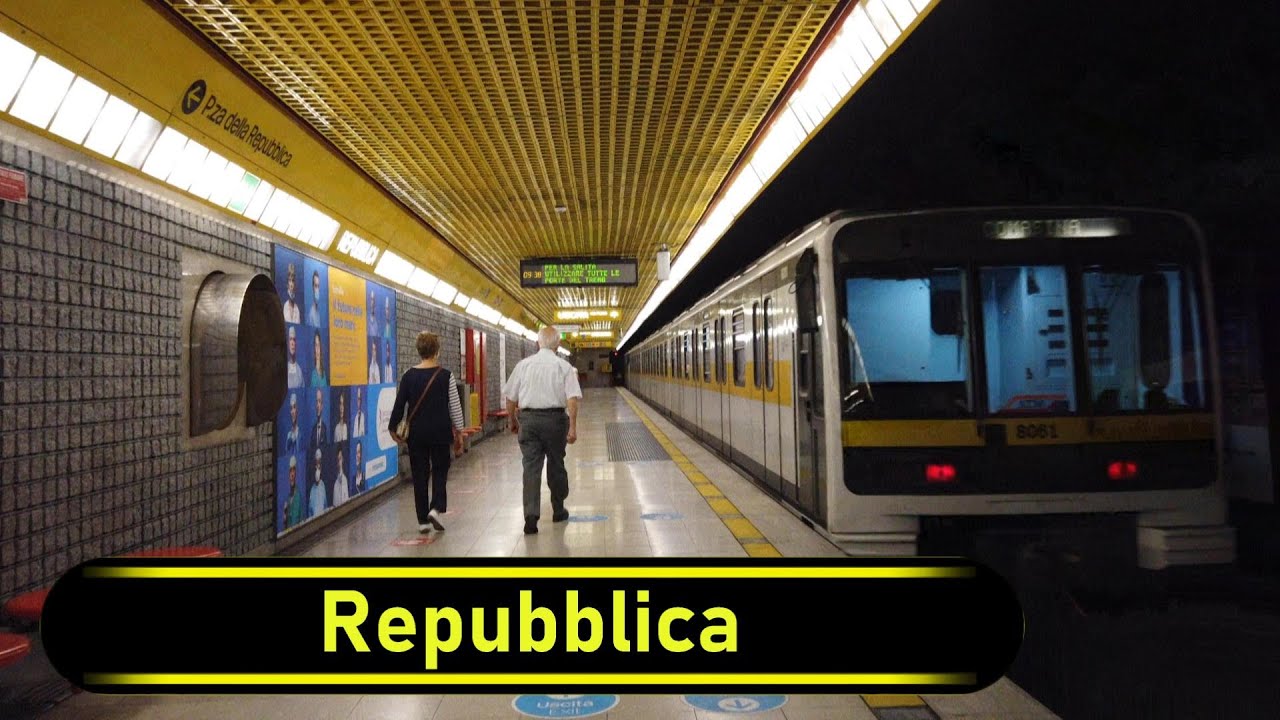 Metro Station Repubblica - Milan 🇮🇹 - Walkthrough 🚶