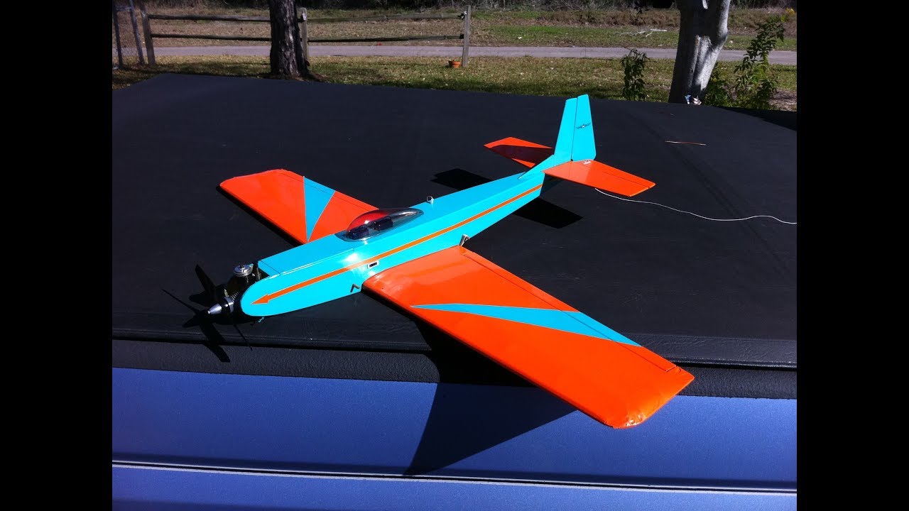 Skydrill RC Plane with Cox Killer Bee Clone .049 GoPro