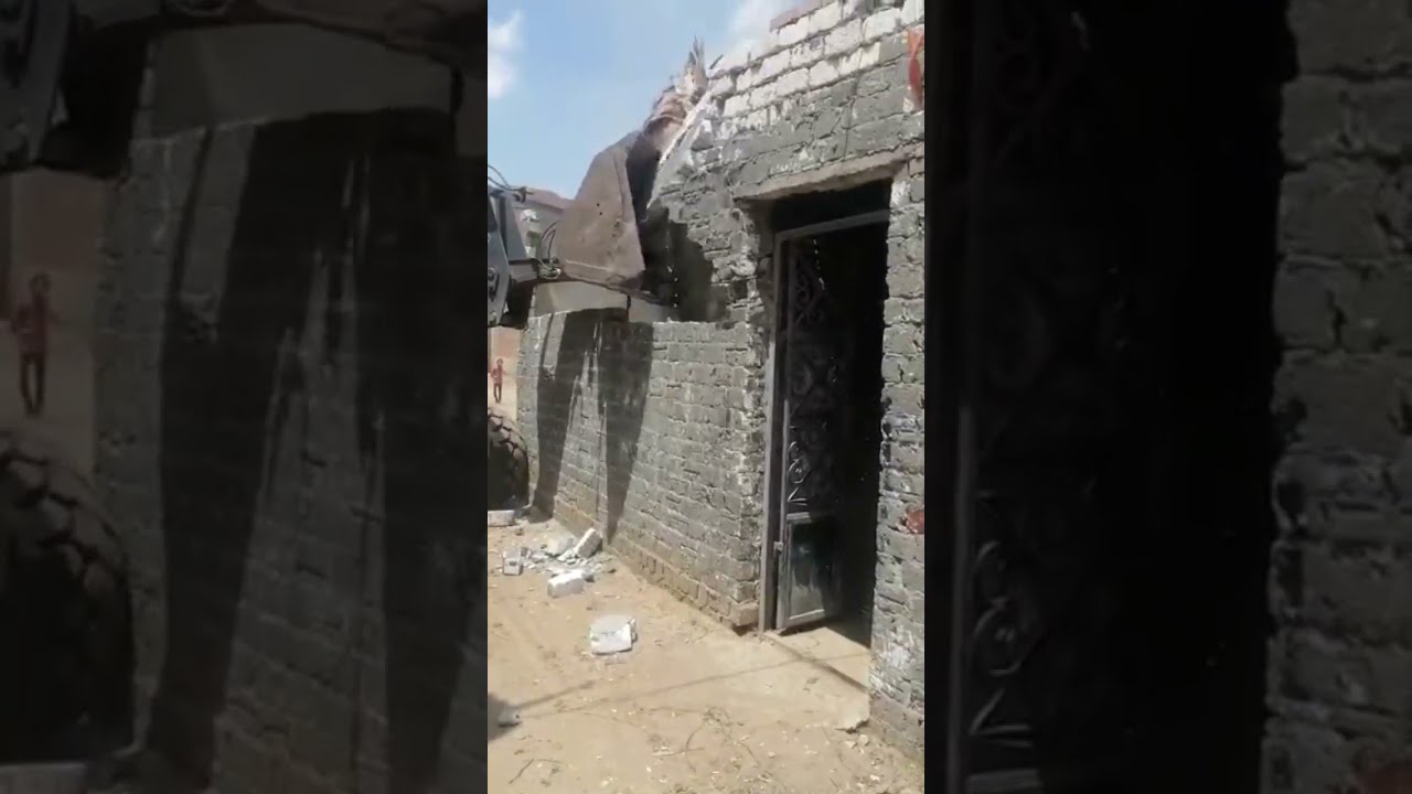 إزالة تعدى بالبناء المخالف تم رصده عن طريق المتغيرات المكانية بقرية مزغونه بالبدرشين