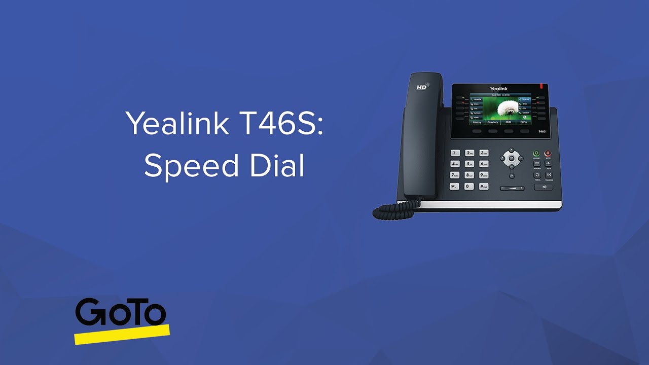 Yealink T46S: Speed Dial Keys