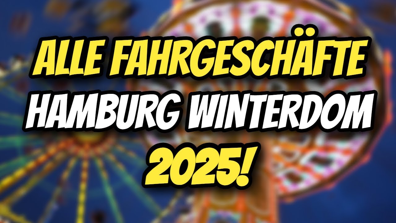 ALLE FAHRGESCH&Auml;FTE auf dem WINTERDOM HAMBURG 2025!