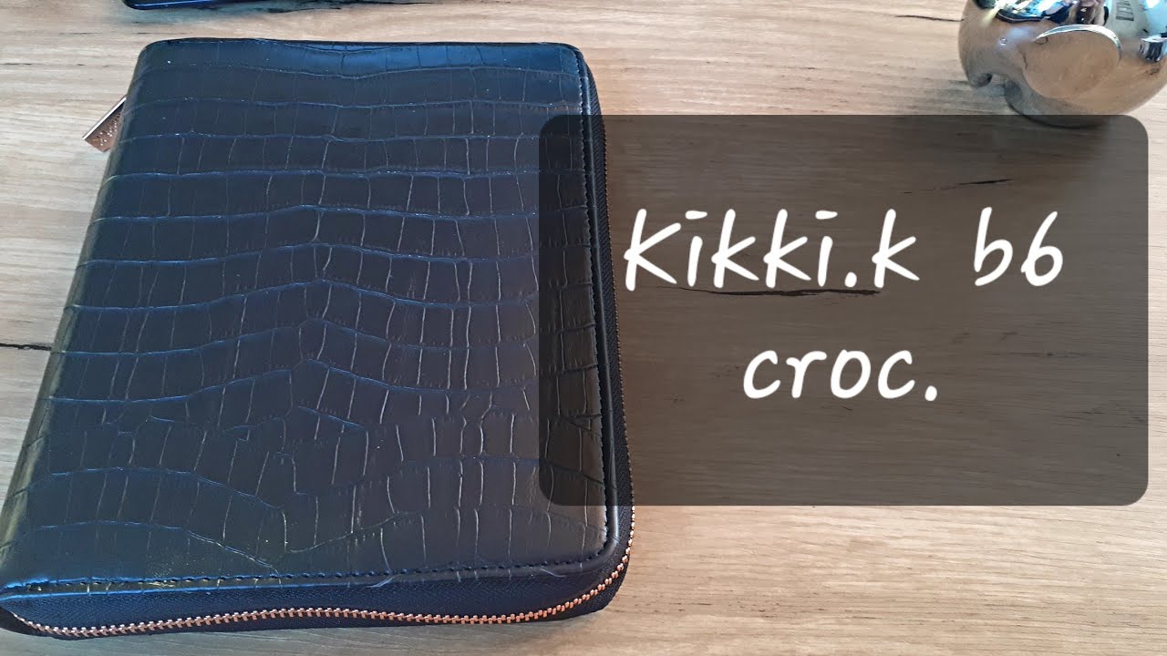 Мой новый планер kikki.k b6 croc. /новый ежедневник