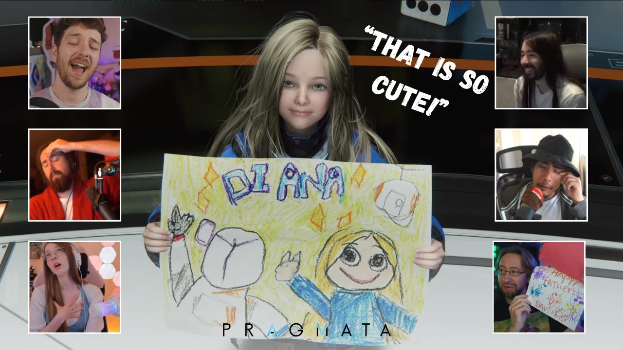 PRAGMATA - Streamers Reactions to Diana's Drawing