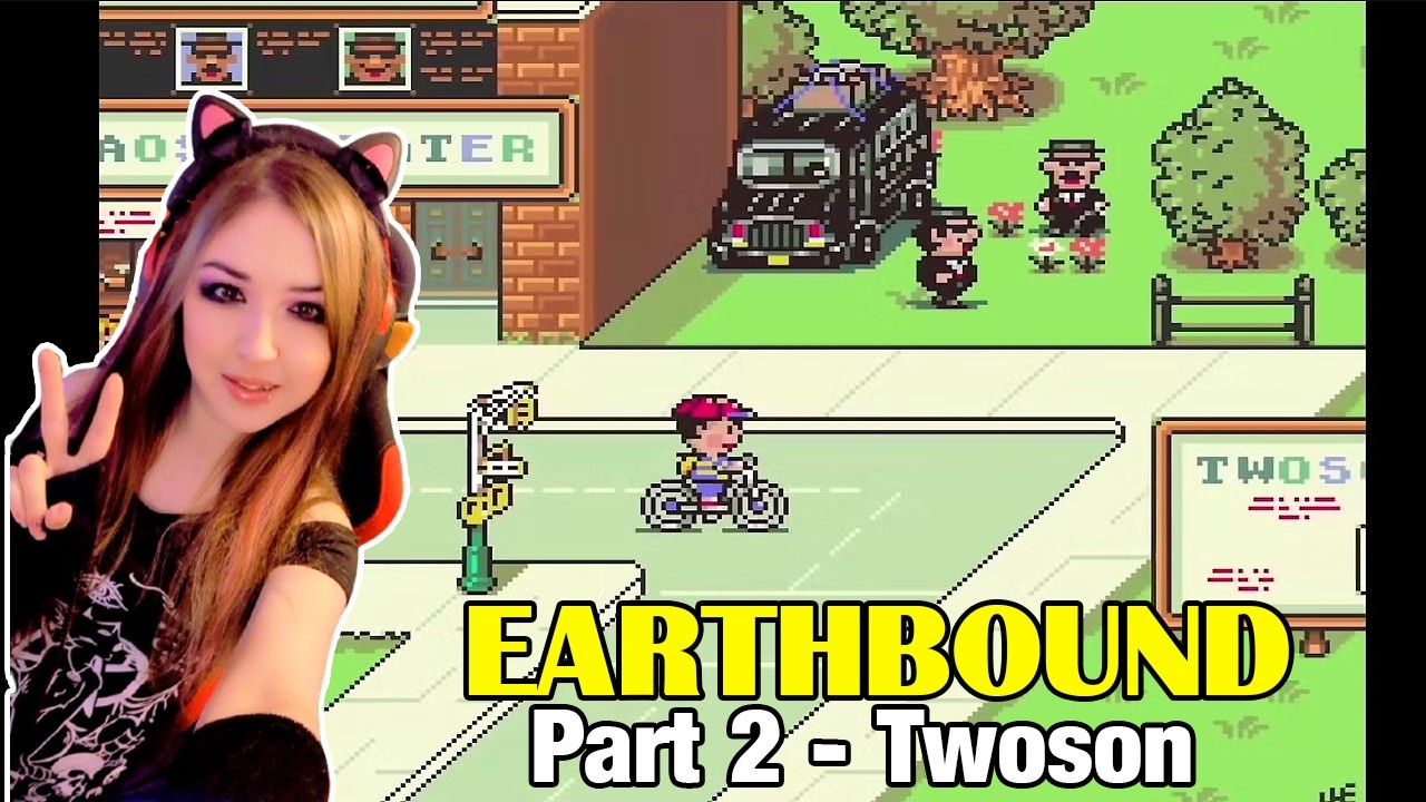 Earthbound Part 2 - Twoson & Happy Happy Village | MY FAVORITE GAME EVER!