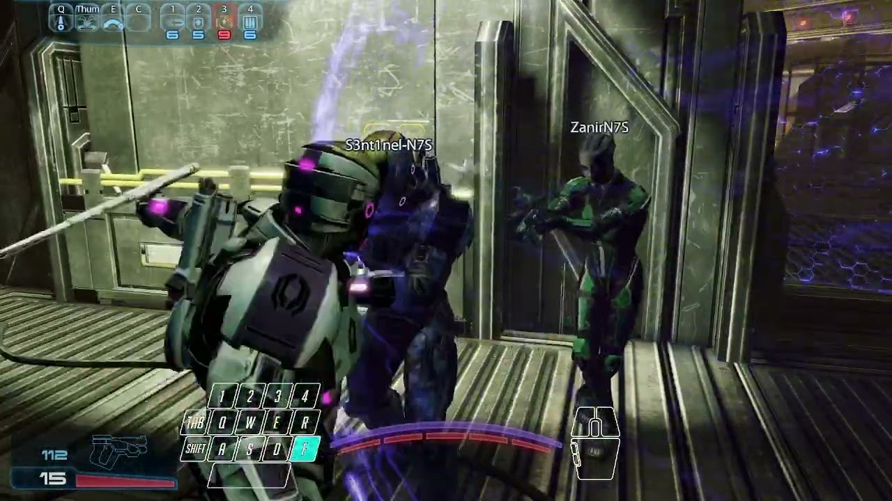 N7S Biotic Training with Zanir-N7S, Yurui-N7S, S3nt1nel-N7S and me.
