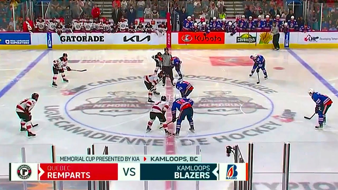 Quebec Remparts vs Kamloops Blazers (Round-robin) | 2023 Memorial Cup