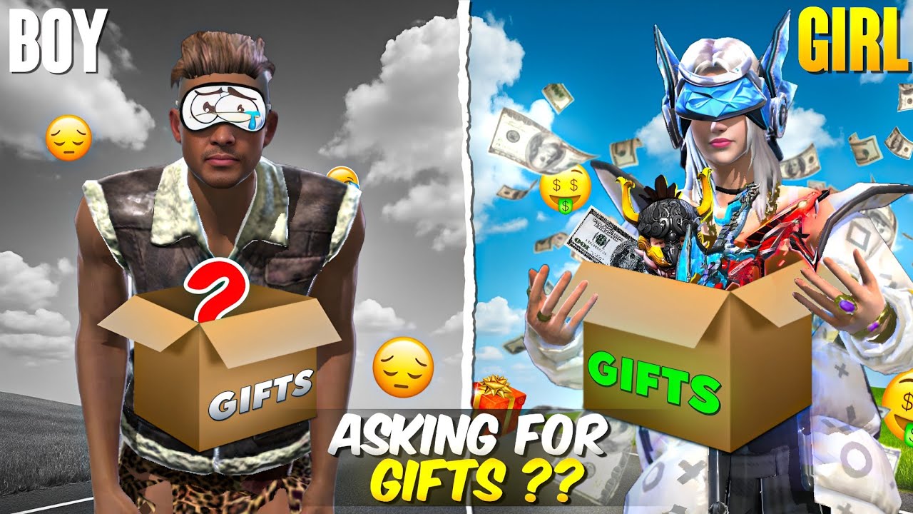 BOY VS GIRL - ASKING 100 RANDOM PLAYERS FOR A FREE GIFT 🎁 KISKO JYADA GIFT MILEGA ??😱