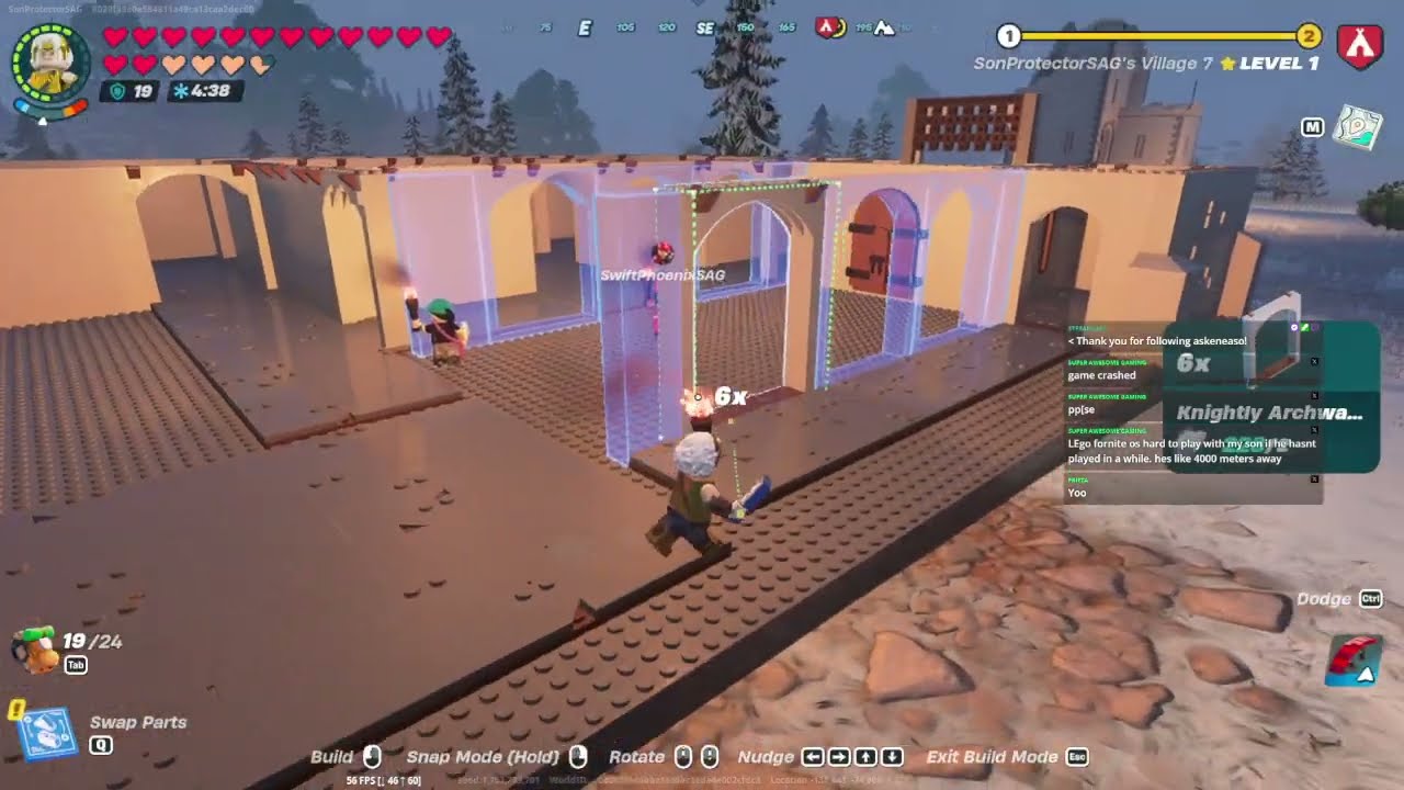 FULL BUILD WALKTHROUGH | KNIGHTLY LARGE KEEP from LEGO Fortnite Lion Knights’ Castle Bundle!