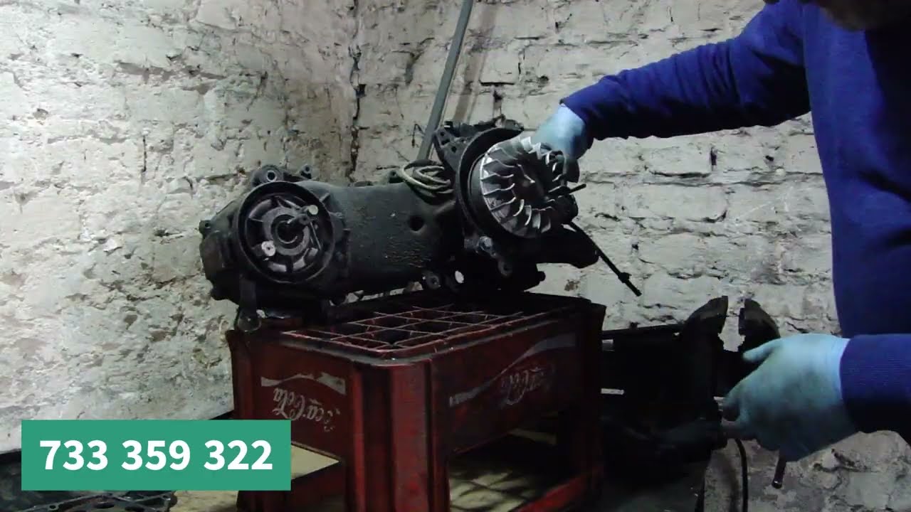 Silnik Piaggio Sfera NS81M rozbieramy na części