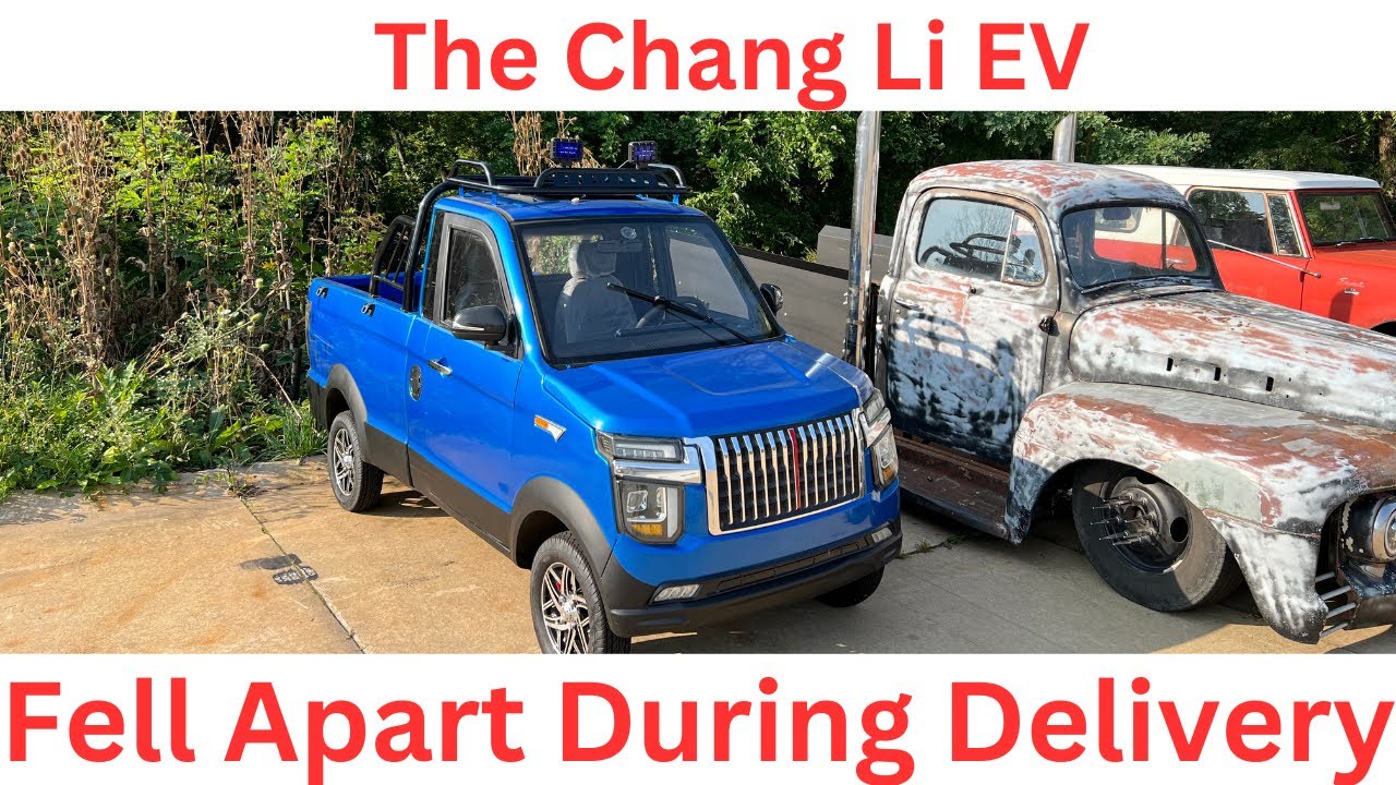 Этот электромобиль Chang Li развалился при транспортировке! #электромобиль #авторемонт
