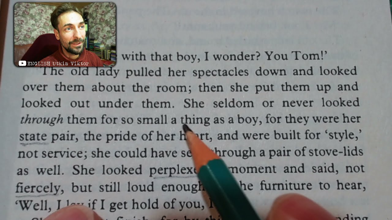 ЧТЕНИЕ на Английском-Приключения Тома Сойера-в ОРИГИНАЛЕ-книга для детей-english through stories