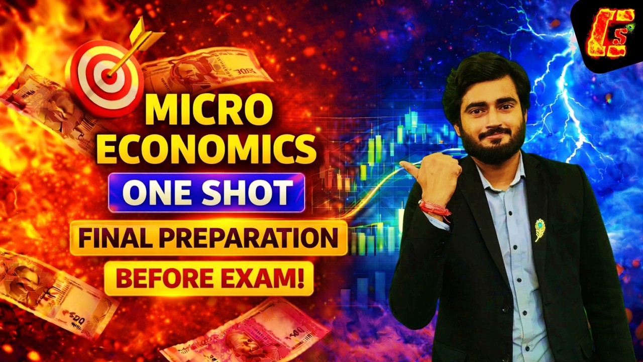 MICRO ECONOMICS I ONE SHOT I  B.COM SEMESTER 1 I CRASH COURSE I LUCKNOW UNIVERSITY