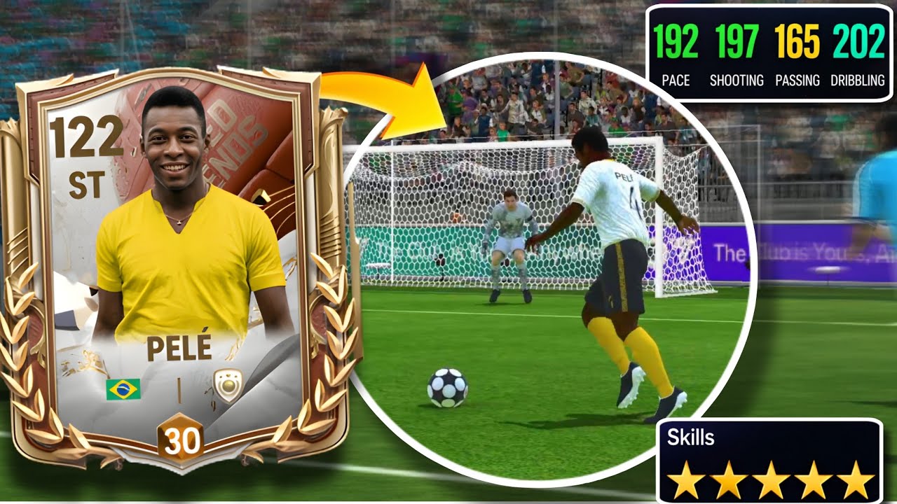 Обзор Пеле (117) &ndash; Лучший нападающий в FC Mobile? 🔥⚡ | Легендарный финишер!