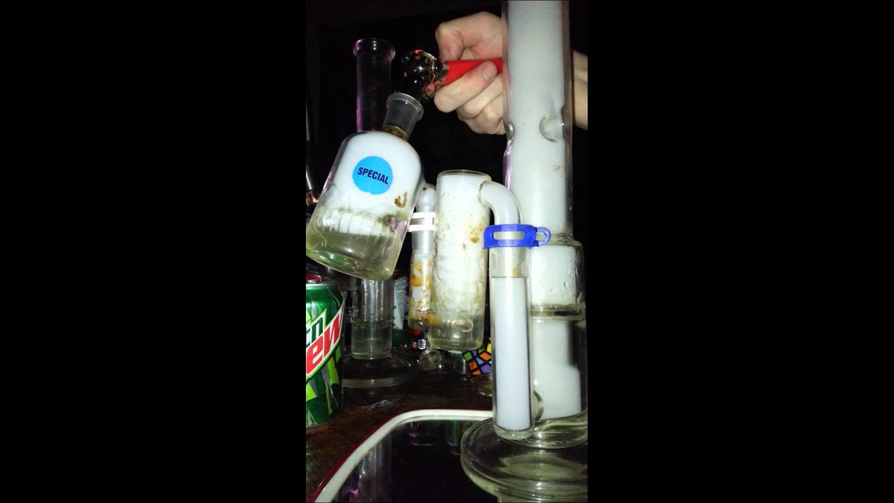 Nested triple inverted showerhead w/ ashcatchers