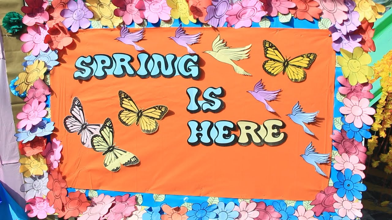 SPRING IS HERE !!Dr Abdul Qadeer Khan School GULSHAN CAMPUS KARACHI.