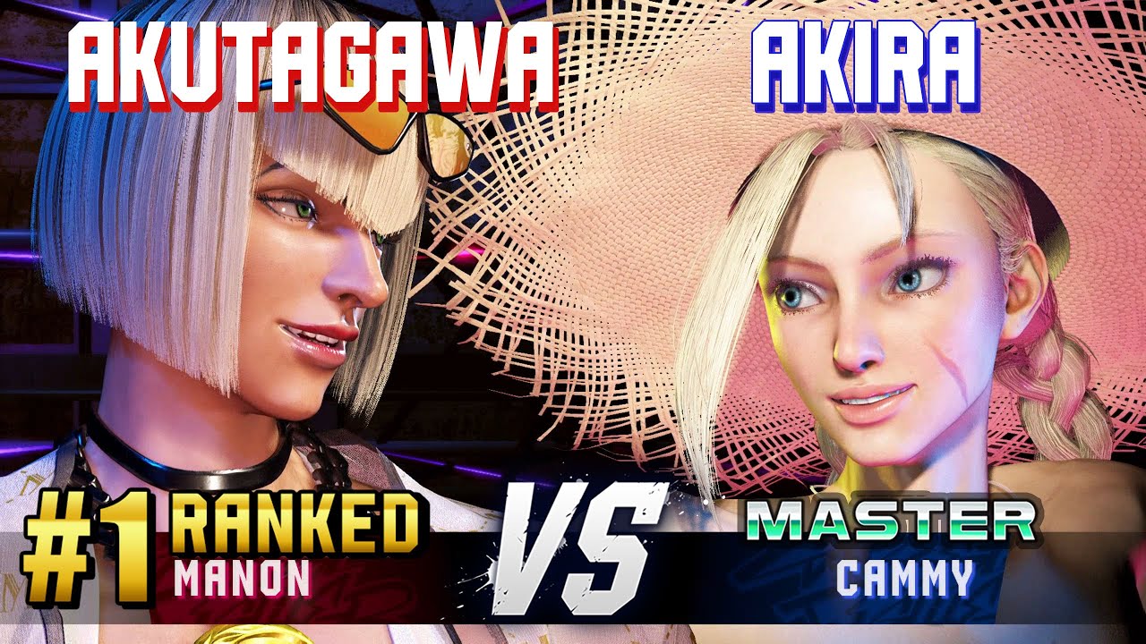SF6 ▰ AKUTAGAWA (#1 Ranked Manon) vs AKIRA (Cammy) ▰ High Level Gameplay