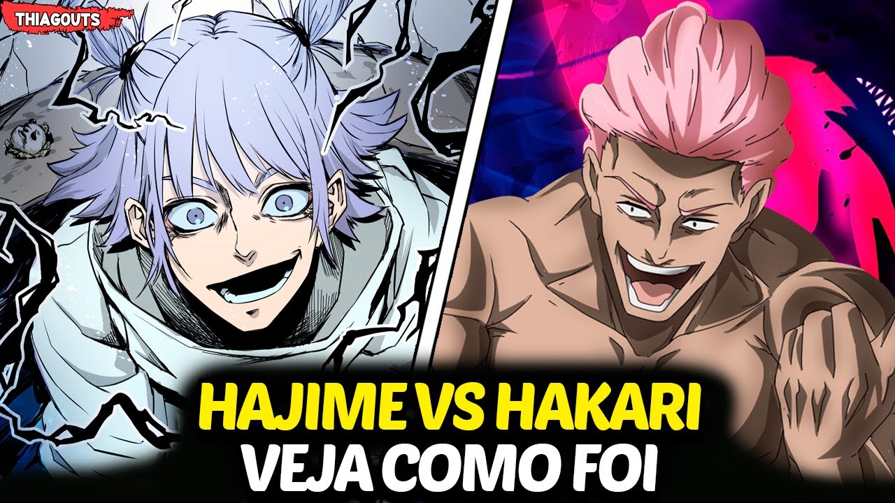 KINJI HAKARI VS HAJIME KASHIMO. BATALHA COMPLETA | JUJUTSU KAISEN