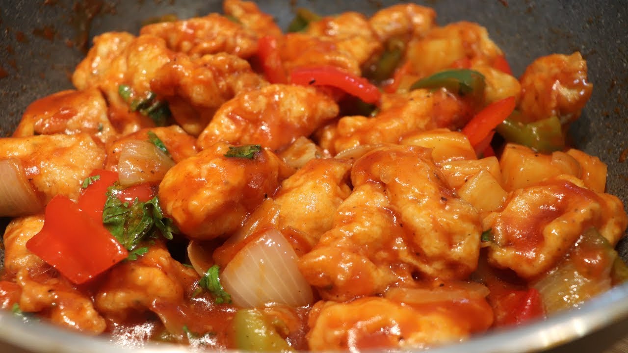 Sweet and Sour Chicken - Poulet Aigre Doux - Laila's Home Cooking - Episode 131