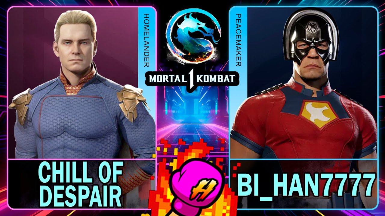 MK1 Chill Of Despair (HOMELANDER) VS Bi_Han7777 (PEACEMAKER)🥊Mortal Kombat 1🥊4K 60ᶠᵖˢ