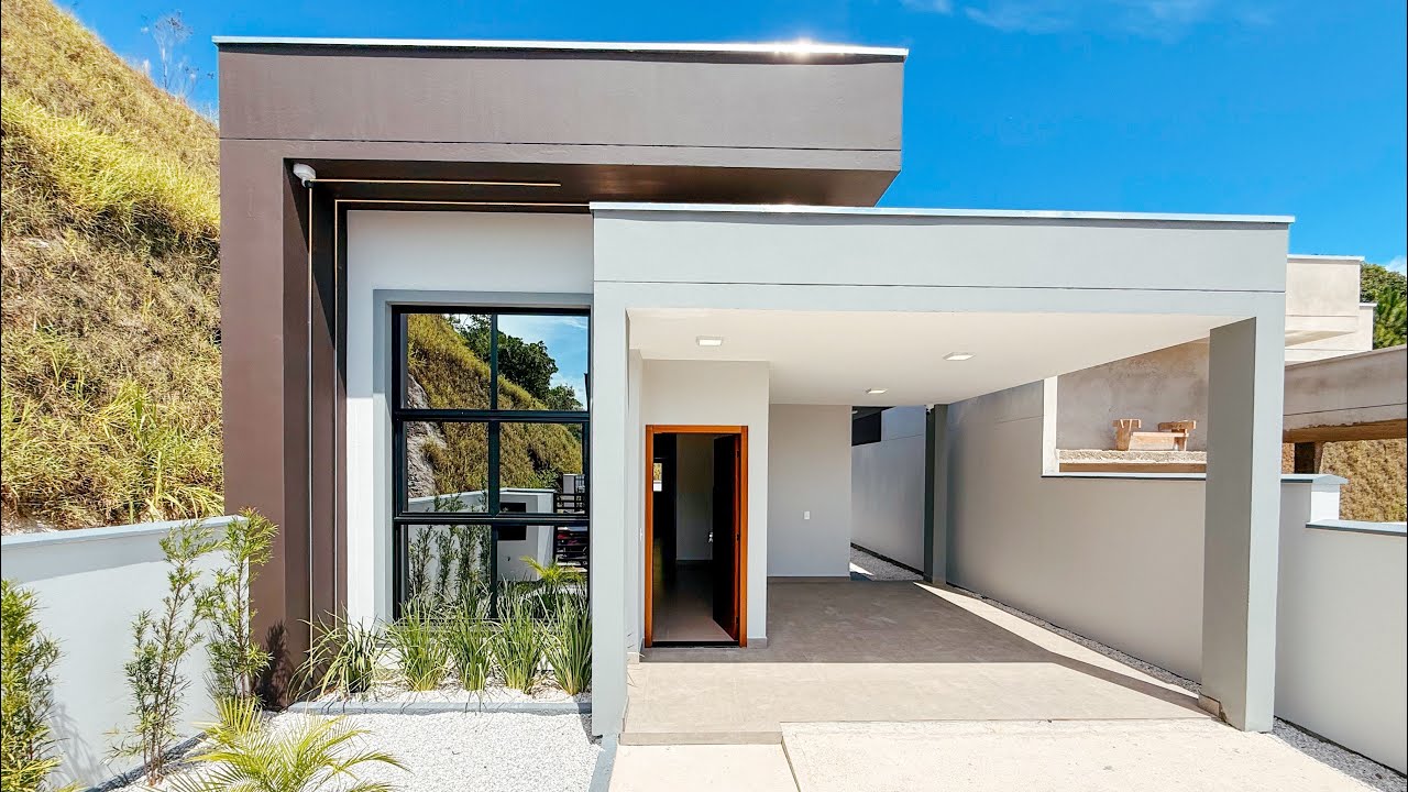 CASA TÉRREA PERFEITA E MODERNA COM EXCELENTE ACABAMENTO A VENDA EM NOVA TRENTO /SC R$429MIL