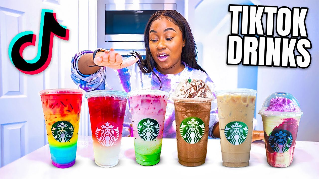 TRYING TIKTOK STARBUCKS DRINKS