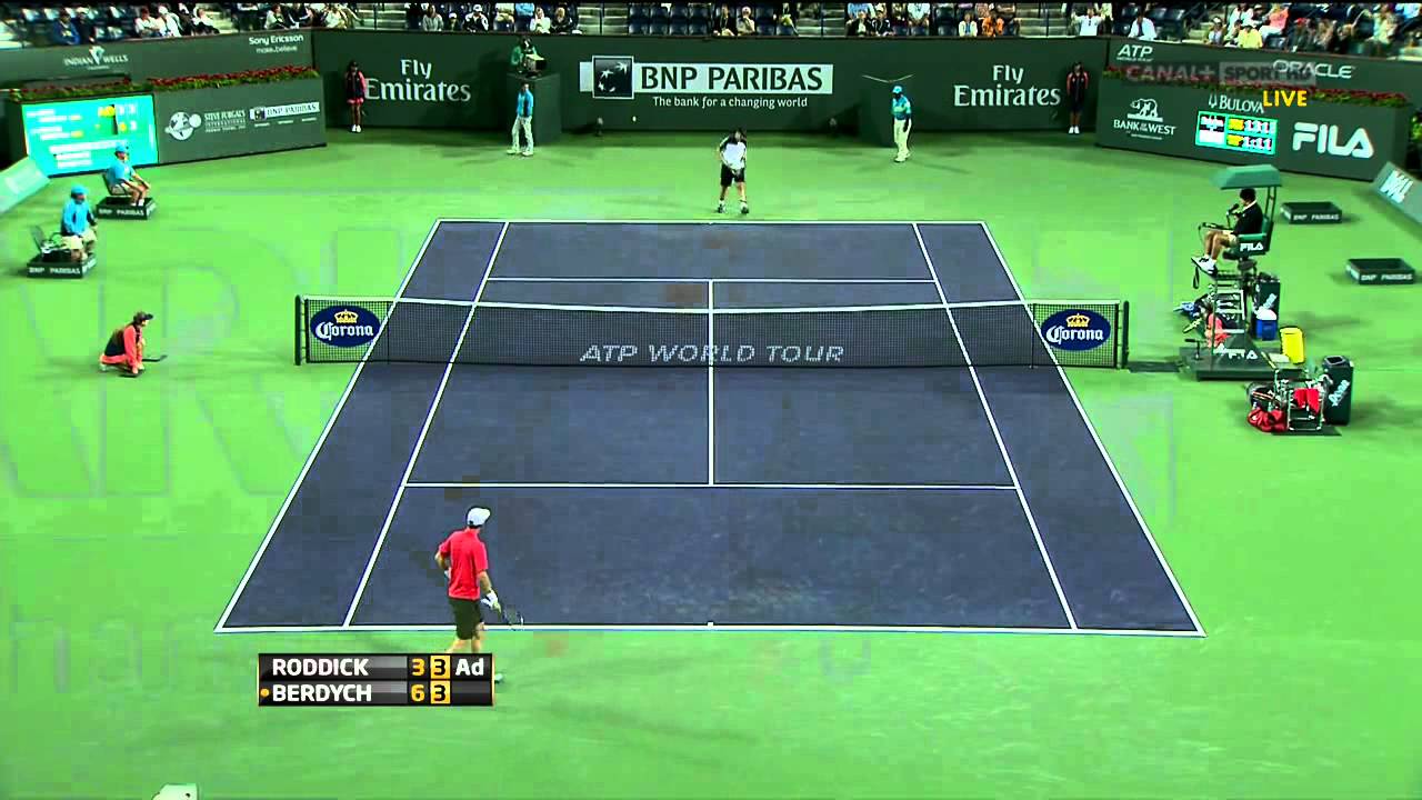 Roddick vs. Berdych Indian Wells 2012 R3 (HD)