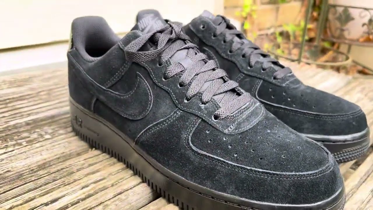 Nike Air Force 1 Low Black Suede