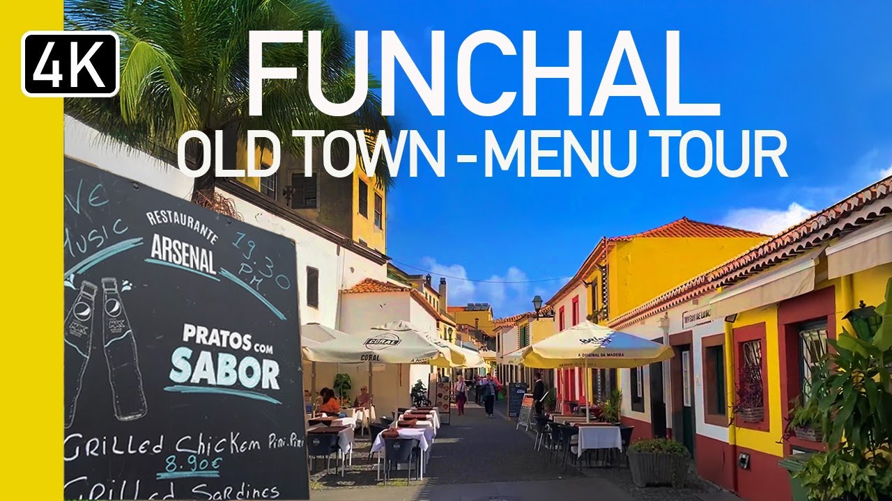 Old Town Funchal, Madeira Walking Tour l Madeira Restaurants 2025