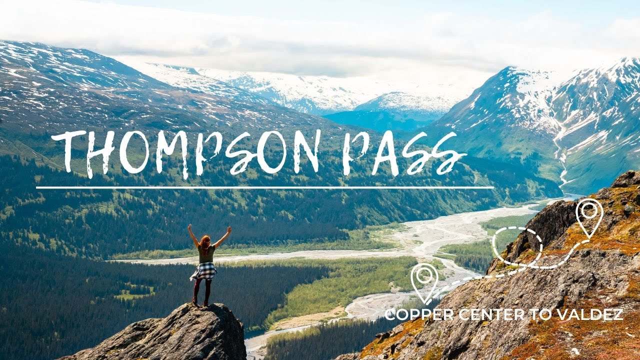 THE MOST BEAUTIFUL ROAD in ALASKA! | Thompson Pass, Valdez Alaska
