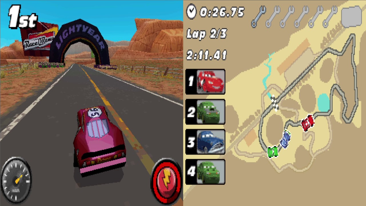 Cars Race-O-Rama DS Story Mode FIRST TIME PLAYING!