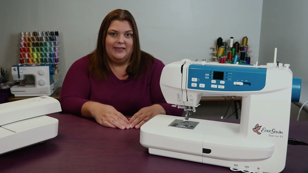 How to start sewing with your EverSewn Sparrow X2 Embroidery and Sewing Machine.