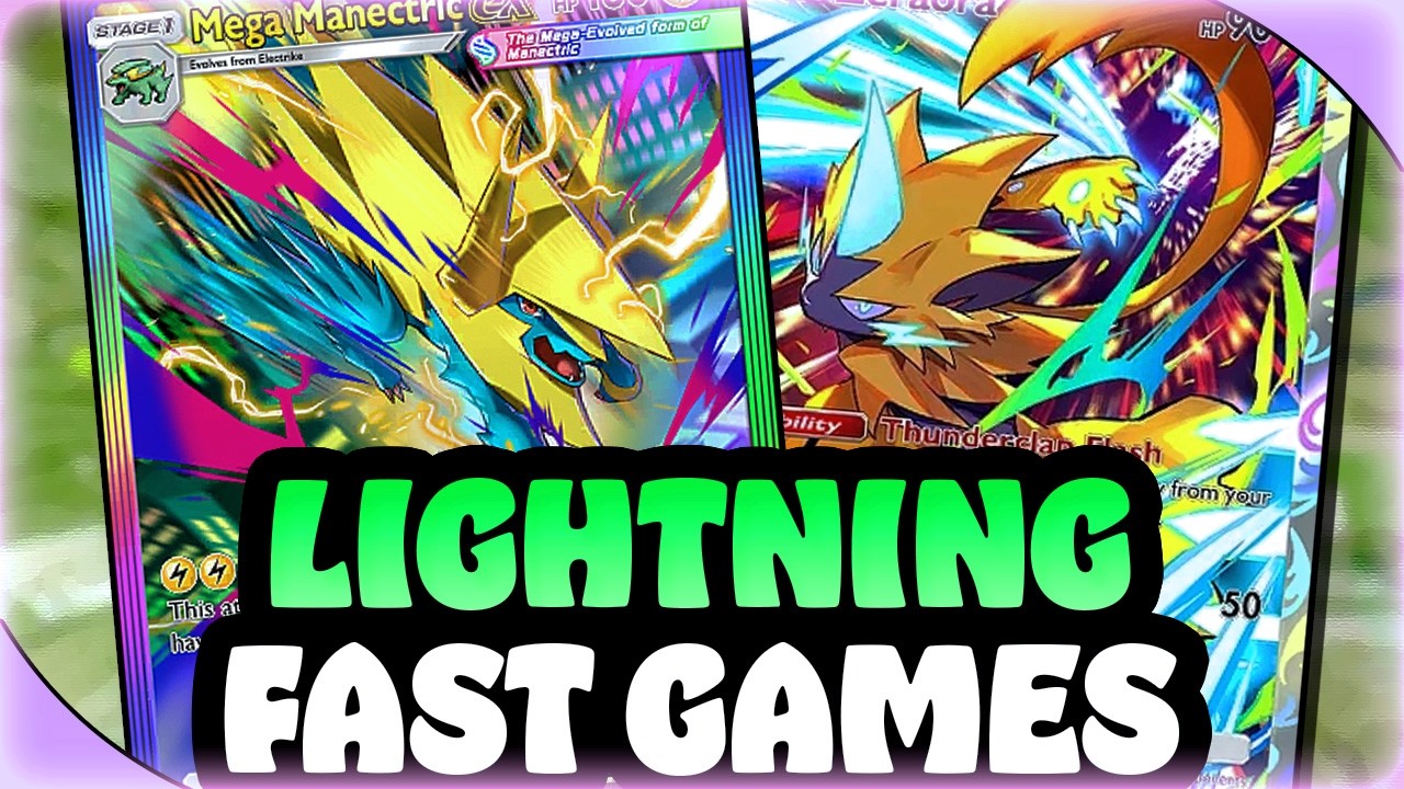 Лучшая колода Mega Manectric EX! Быстрые игры | Pokemon TCG Pocket