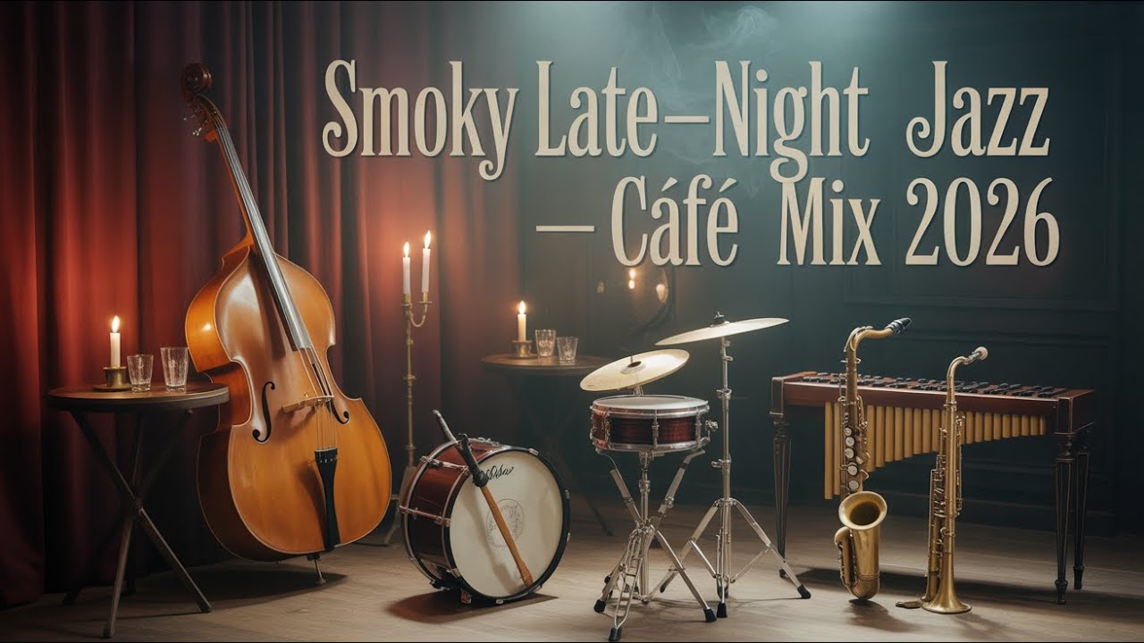 Smoky Late-Night Jazz - 🌙🎷 | Instrumental Jazz-Blues Café Mix 2026