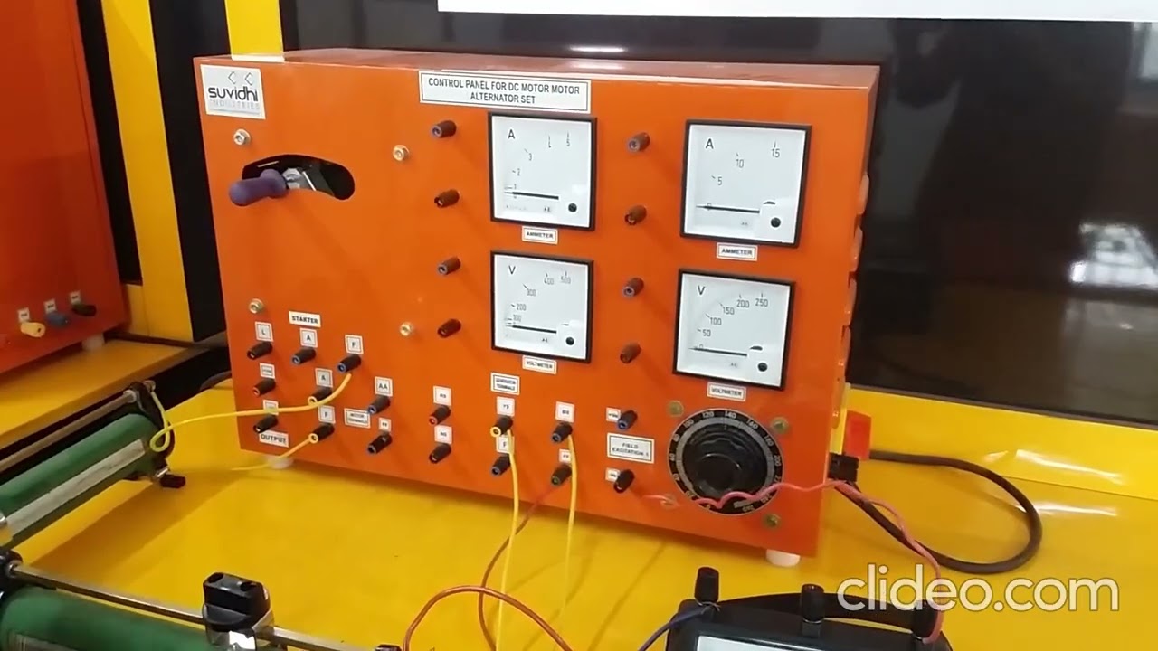 Direct loading method of alternator to find Voltage Regulation of Alternators