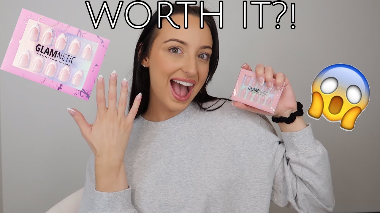 GLAMNETIC Press On Nails Review + Try On! Madam Press On Nails Review!