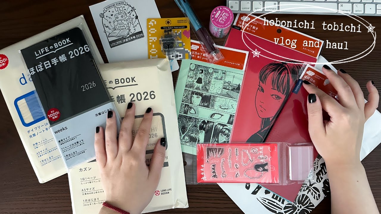 2026 hobonichi haul ✮ everything that i got in tobichi!