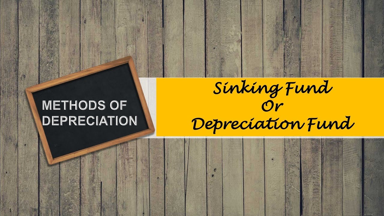 Methods of Depreciation/Sinking Fund or Depreciation Fund Method/Theory and Problem Solving